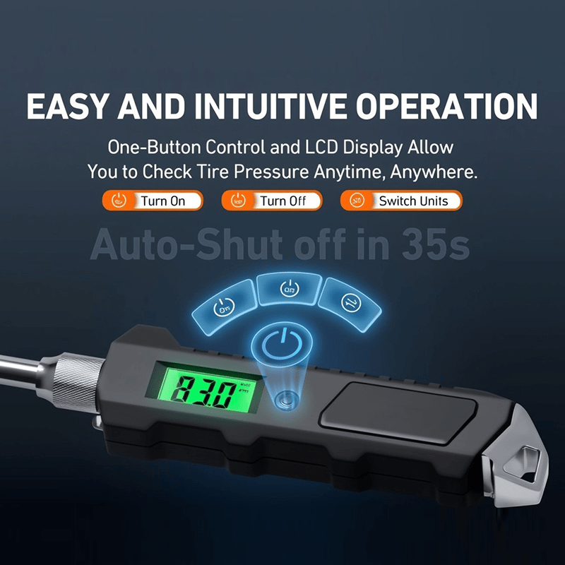 Sakerplus Heavy Duty Digital Tire Gauge