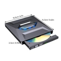 7-in-1 External USB DVD Drive & Blu-ray Player
