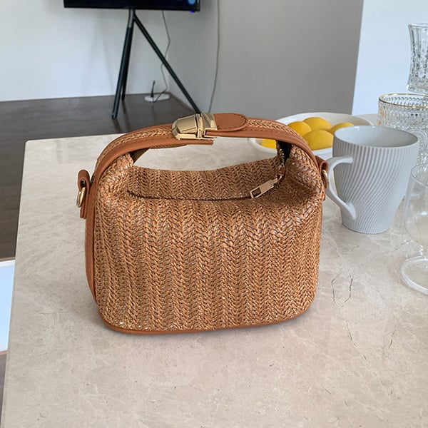 Casual Straw Woven Handbag for Women