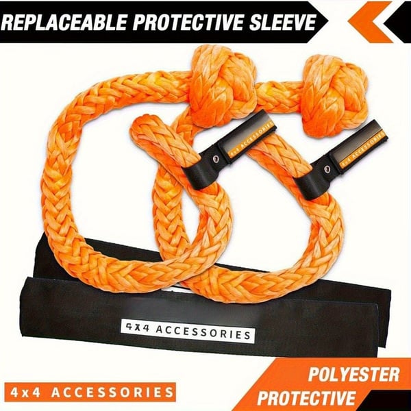 Sakerplus Synthetic Soft Shackle Recovery Rope