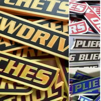 Magnetic Toolbox Labels