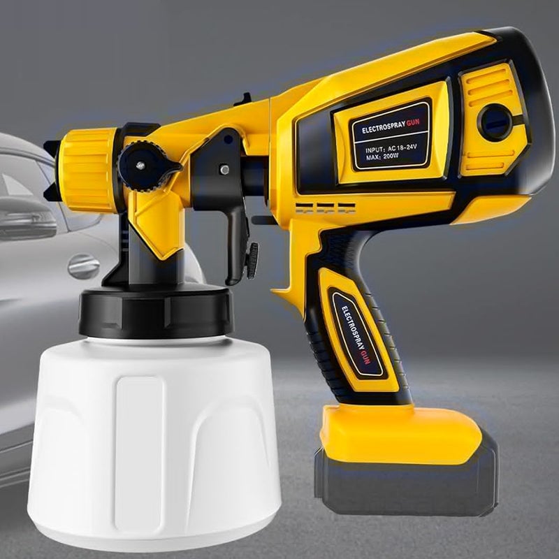 Removable electric paint gun