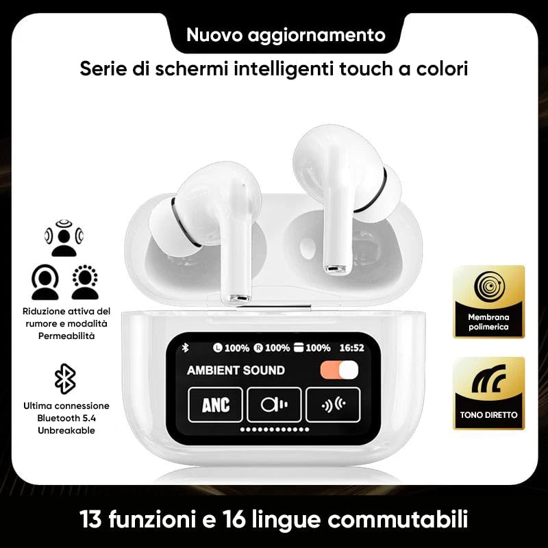 Auricolari Bluetooth con cancellazione del rumore