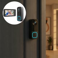 Sakerplus® Wireless Smart Video Doorbell Camera System