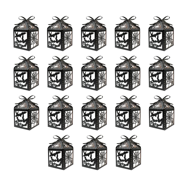 Halloween-Themed Glitter Decorative Candy Box