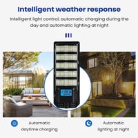 Solar-powered automatic sensor streetlights for courtyards