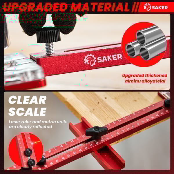 SAKER® 4 in 1 Router Milling Groove Bracket