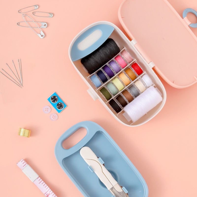 Portable Mini Hand Sewing Box