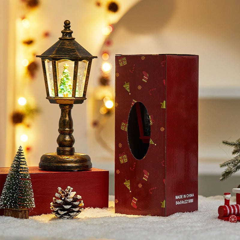 Weihnachts-Hexagon-Wasserlaterne