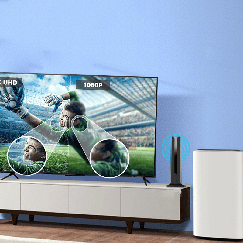 Indoor Digital HD Antena HDTV 1080P 4K Long Range