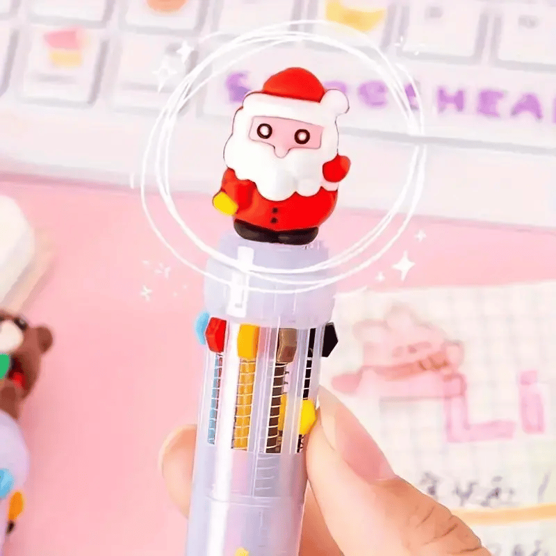 Christmas Cartoon Multi-color Creative Ballpoint Pen
