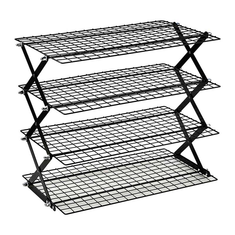Durable Foldable Stainless Steel Storage Rack
