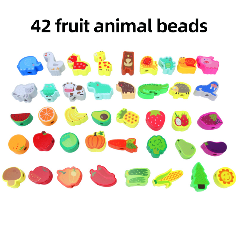 Educational Lacing Beads Set