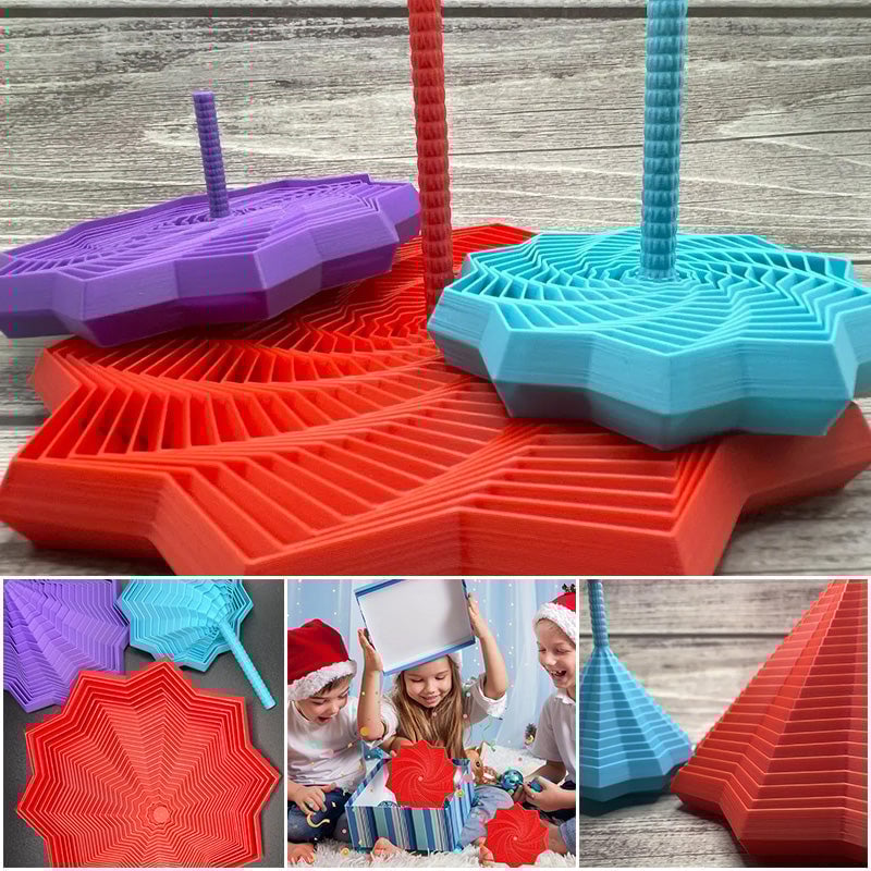 3D Printed Handheld Star Sensory Fidget Toy