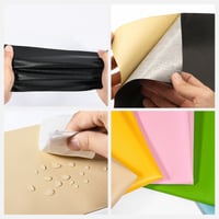 Self-adhesive leather refinisher