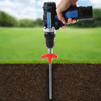 Luminous carbon steel hexagonal spiral fluorescent nail