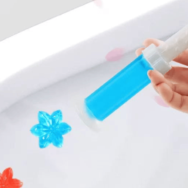 Toilet Bowl Cleaner Flower Gel