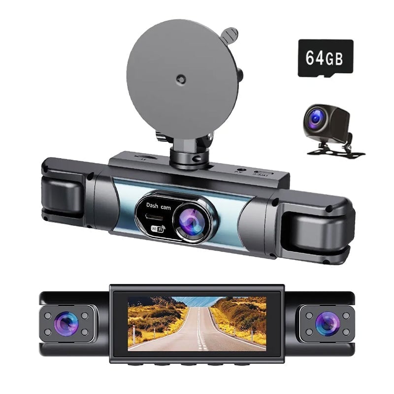 360° Surround View 4-Channel Dash Cam