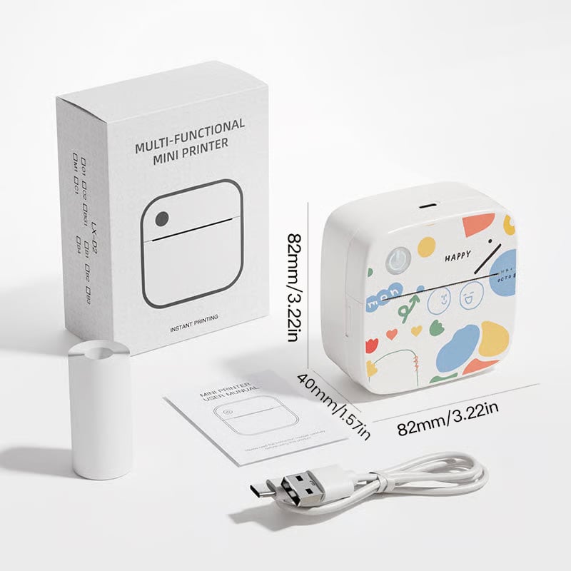 Mini Wireless Bluetooth Label Printer