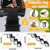 Sakerplus Dog Ramps for Cars