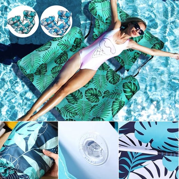 Chaises longues de piscine gonflables