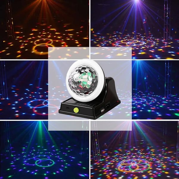 Solarbetriebene bunte Magic Ball RGB Atmosphärenlampe