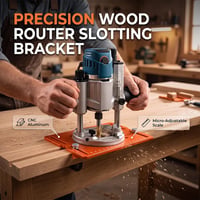 Sakerplus® Precision Wood Router Slotting Guide Bracket