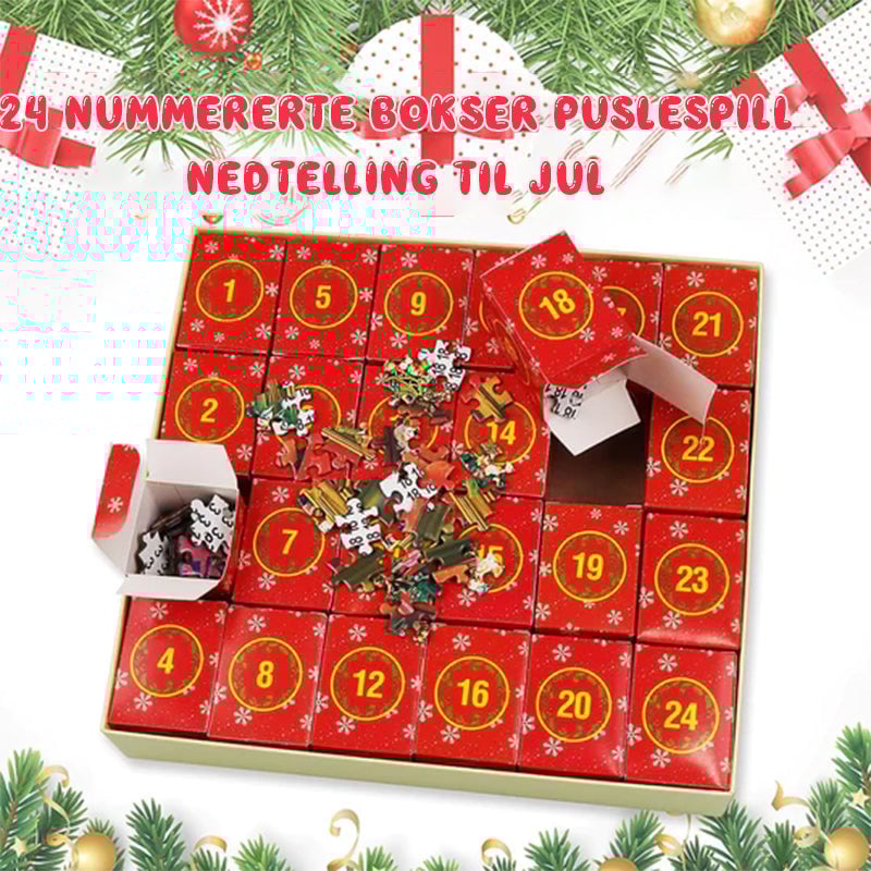 Adventskalender 2024 Julepuslespill
