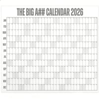 Oversized Wall Calendar