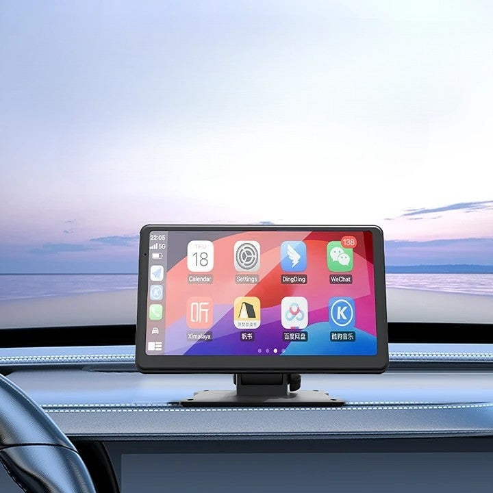 Wireless Apple CarPlay & Android Auto with Backup Camera Portable Car Stereo Radio