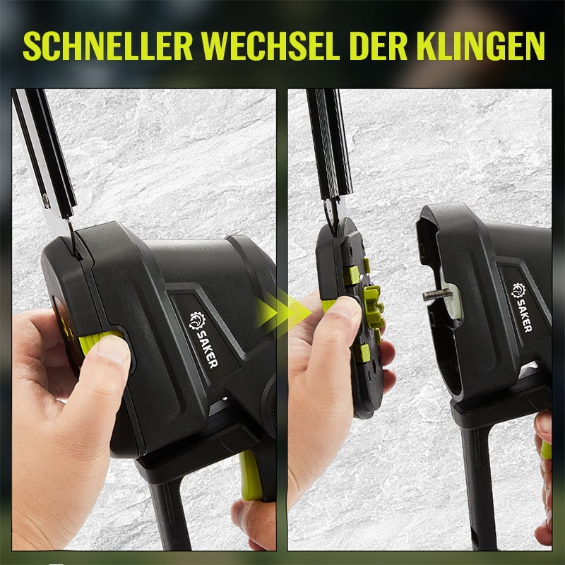 Saker 2-in-1 Akku Grasschere & Heckenschere