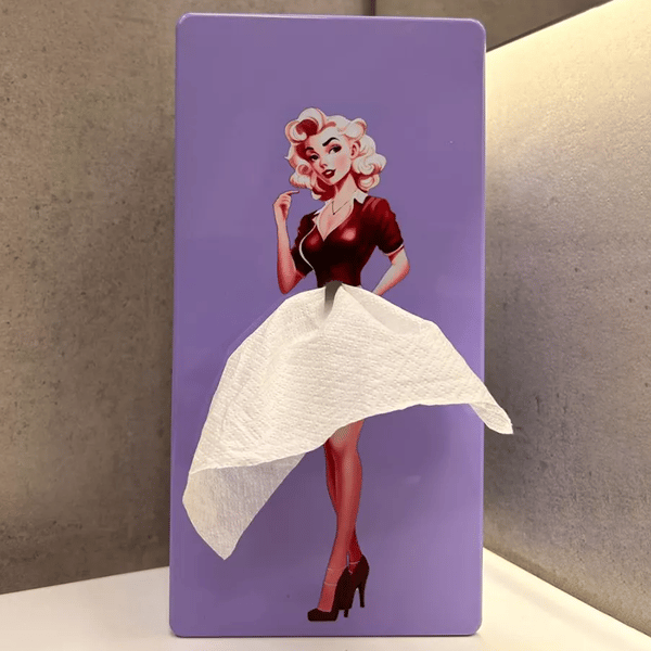 Fluffy Skirt Girls Tissue Box