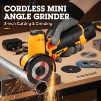 12V Brushless Mini Angle Grinder Kit
