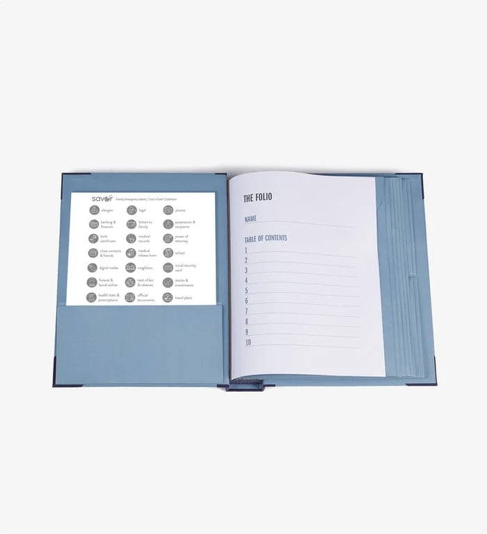 SALE - "In Case I Go Missing" Binder