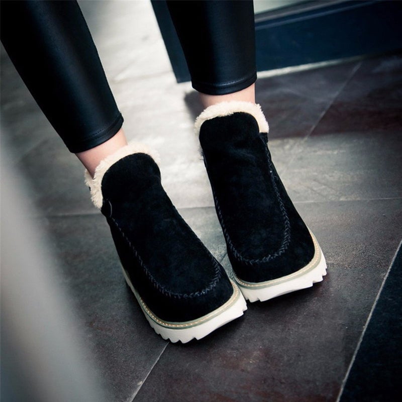 Ciaovie™ Bottes de Neige à Cheville à Plateforme