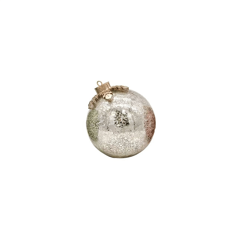 Glass Bordplate Julepynt