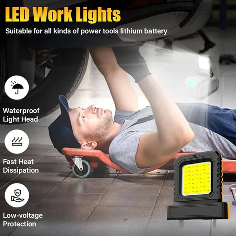 Electric Ithium Battery Lighting Outdoor Long Time LED Work Light