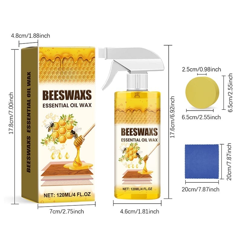 Beeswax Wood Polish Spray
