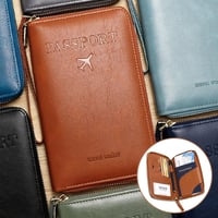 RFID Blocking Long Passport Wallet