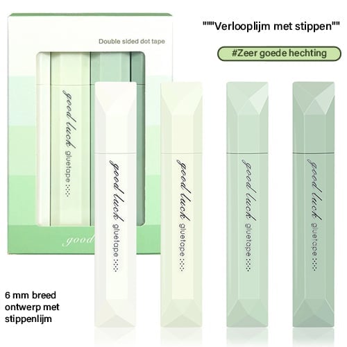 Dubbelzijdige plakbandroller voor scrapbooking