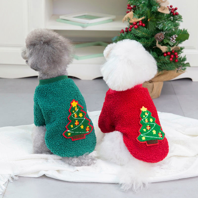 Christmas Dog Outfit Set
