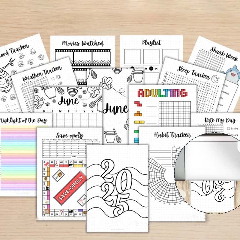 2025 JOURNAL BUNDLE - PRINTABLE Journal Pages