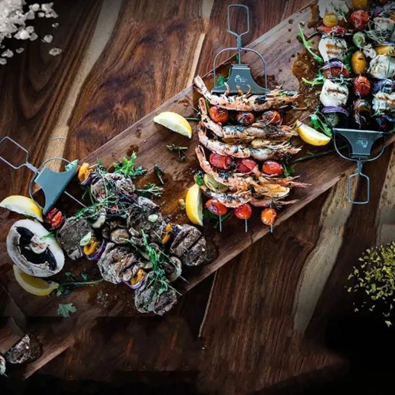 【sale】3 Way Grill Skewers - GrillSavant