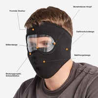 Fleece-Beschlagmaske