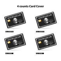Set of 4 Credit Card Skin Vinyl Stickers