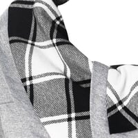 Vintage Plaid Patchwork Dress