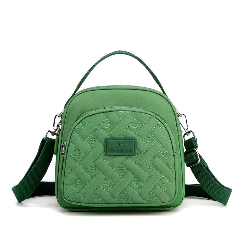 Funktioneller, leichter Nylon-Umhängetasche Mini-Rucksack für Damen