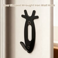 Deer Iron Wall Hook Decor
