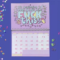 Funny and Sweary Double Page Wall Calendar