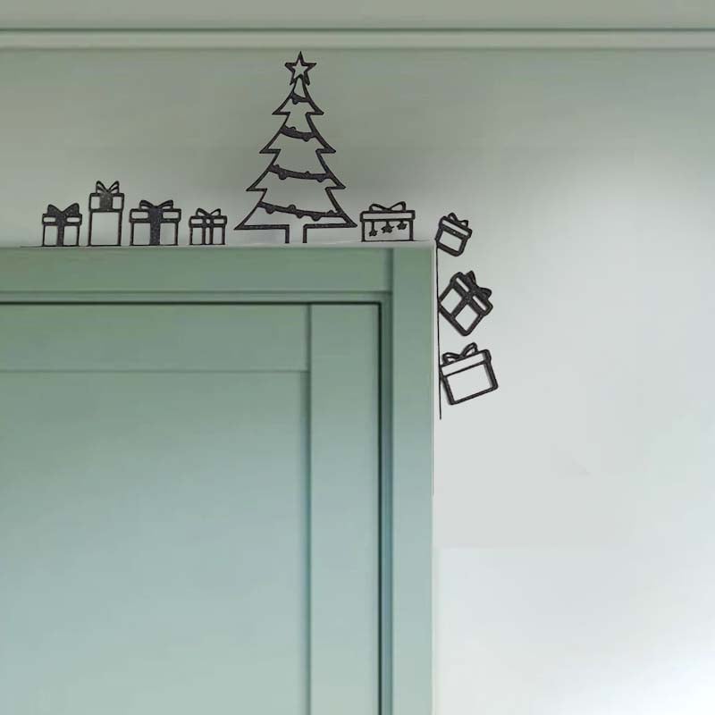 Festive Christmas Door Ornaments Decoration